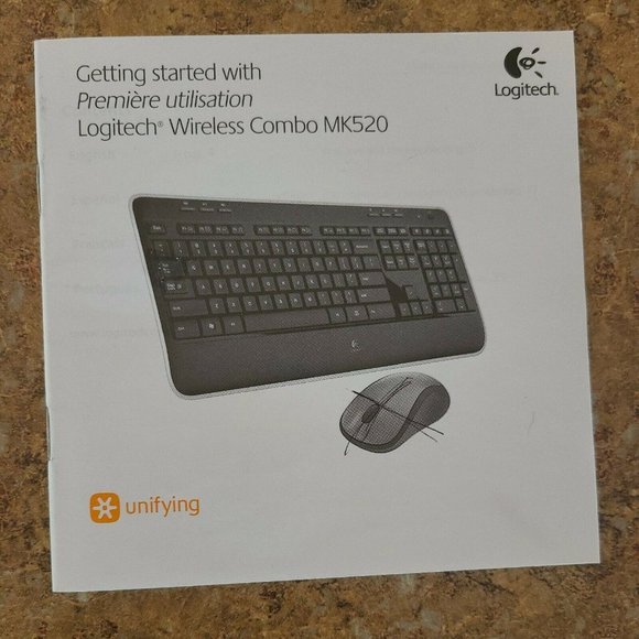 Logitech MK520 Wireless Keyboard And Mouse Combo With Manual - Picture 2 of 12